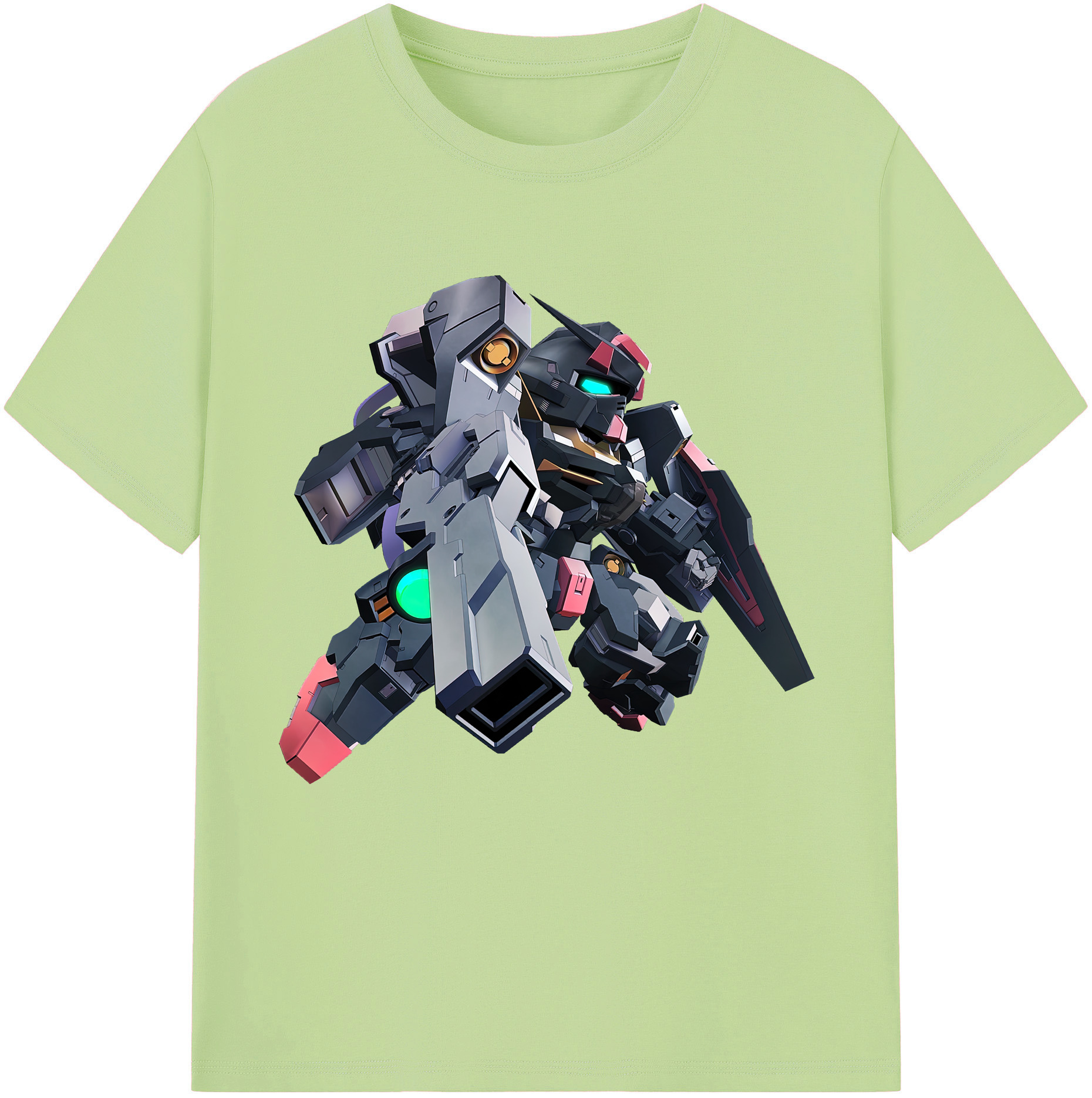 （画像用） 機動戦士ガンダム Mobile Suit Gundam 綿100％半袖Tシャツ（フロントプリント）